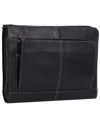 The Ledger - Black Leather Portfolio