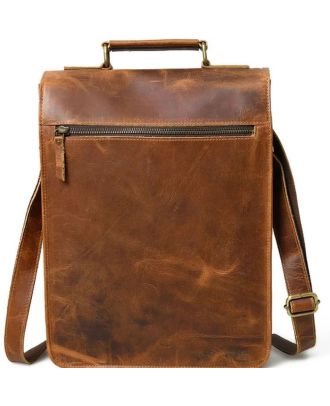 Leather Shoulder Crossbody Travel Messenger Everyday Bag